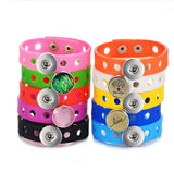 Drukknop siliconen Armband