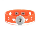 Drukknop siliconen Armband