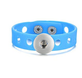 Drukknop siliconen Armband