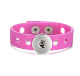 Drukknop siliconen Armband