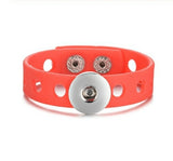 Drukknop siliconen Armband