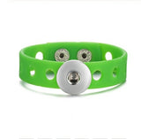 Drukknop siliconen Armband